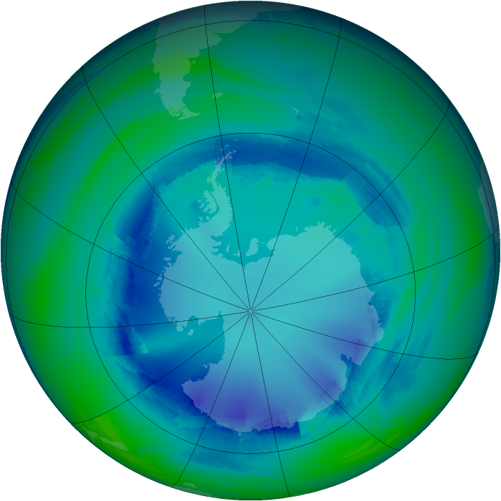 Ozone Map 2008-08-16